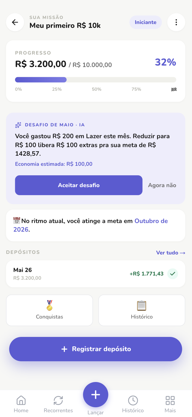 Missão de Poupança
